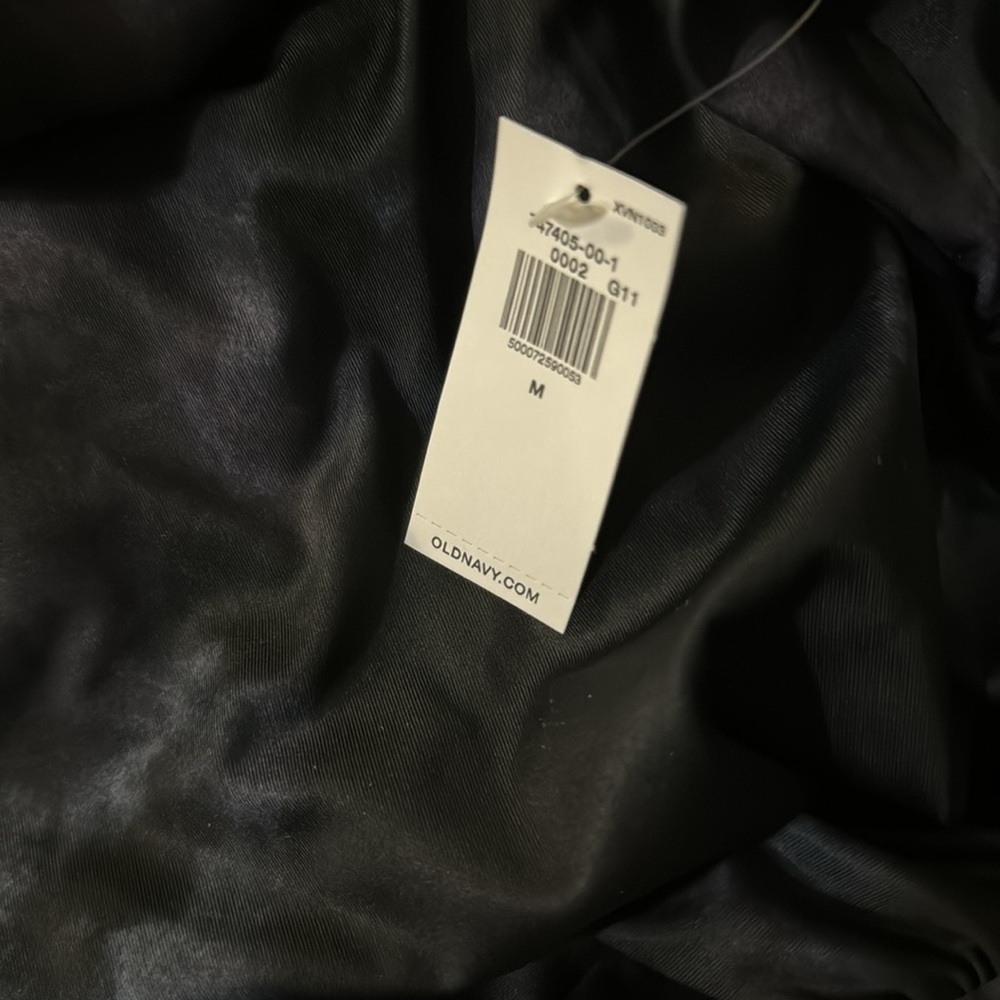 NWT! Black Tie Dye Maternity PowerSoft Side Shirred Racer Back Shelf Bra Tank 🤎 - Picture 3 of 3